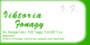 viktoria fonagy business card